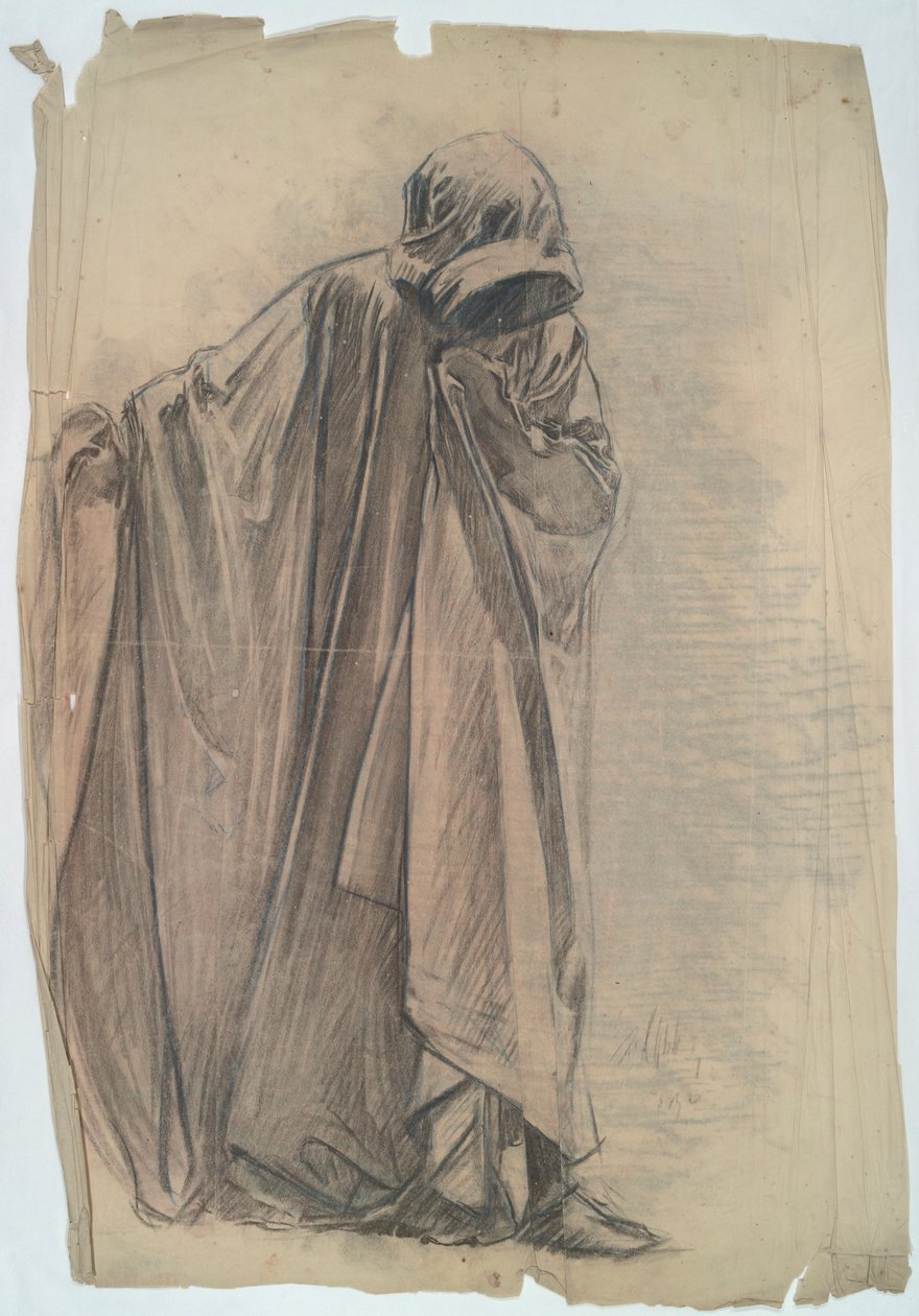 Jozef van Arimathea, figuurstudie door Edwin Austin Abbey