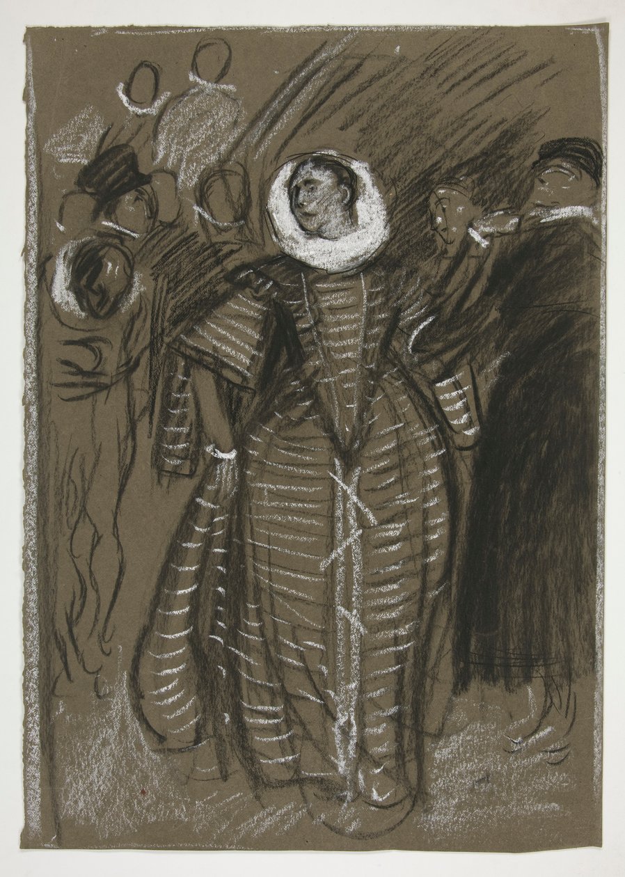 Katharina, Act I, Scene I, Taming of the Shrew door Edwin Austin Abbey