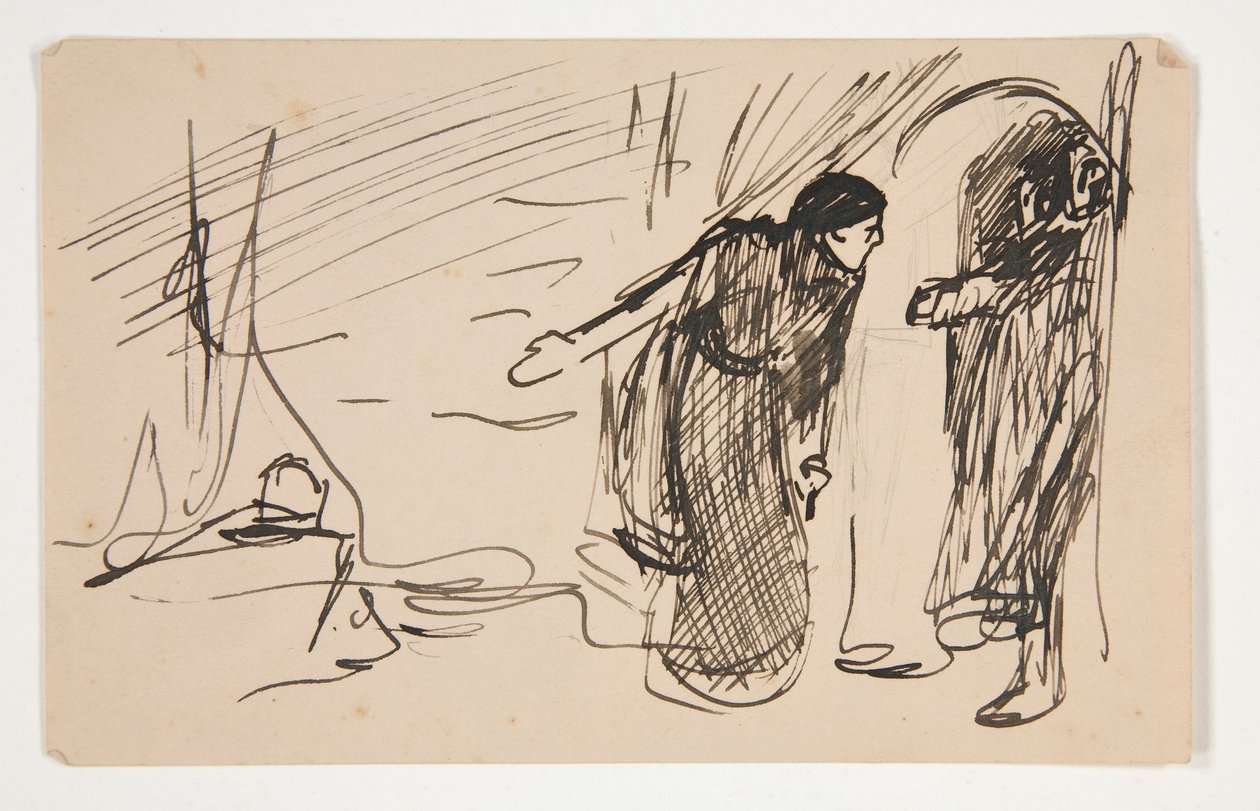 Studie voor Koning Hendrik IV (Deel II) door Edwin Austin Abbey