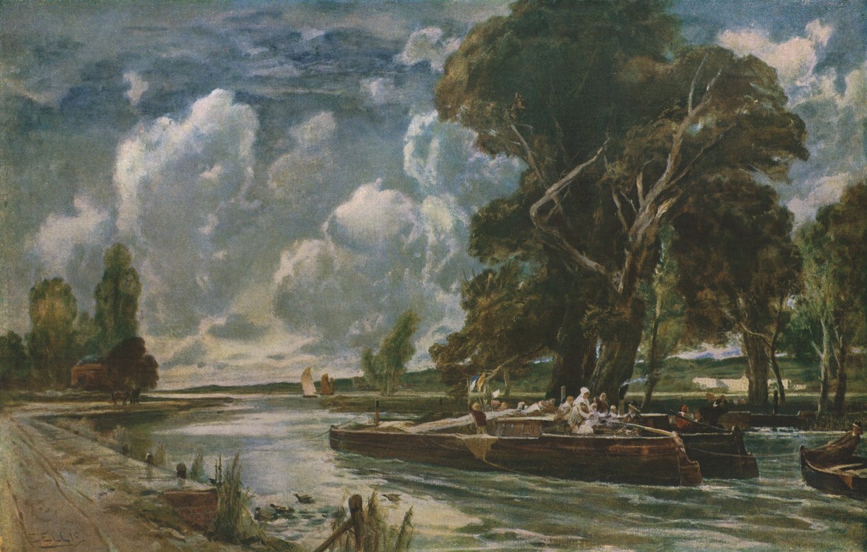 De verjaardag van de kapitein, eind 19e eeuw, ca. 1930 door Edwin Ellis