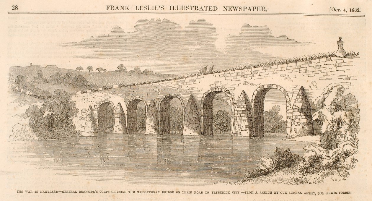 De oorlog in Maryland, uit Frank Leslie