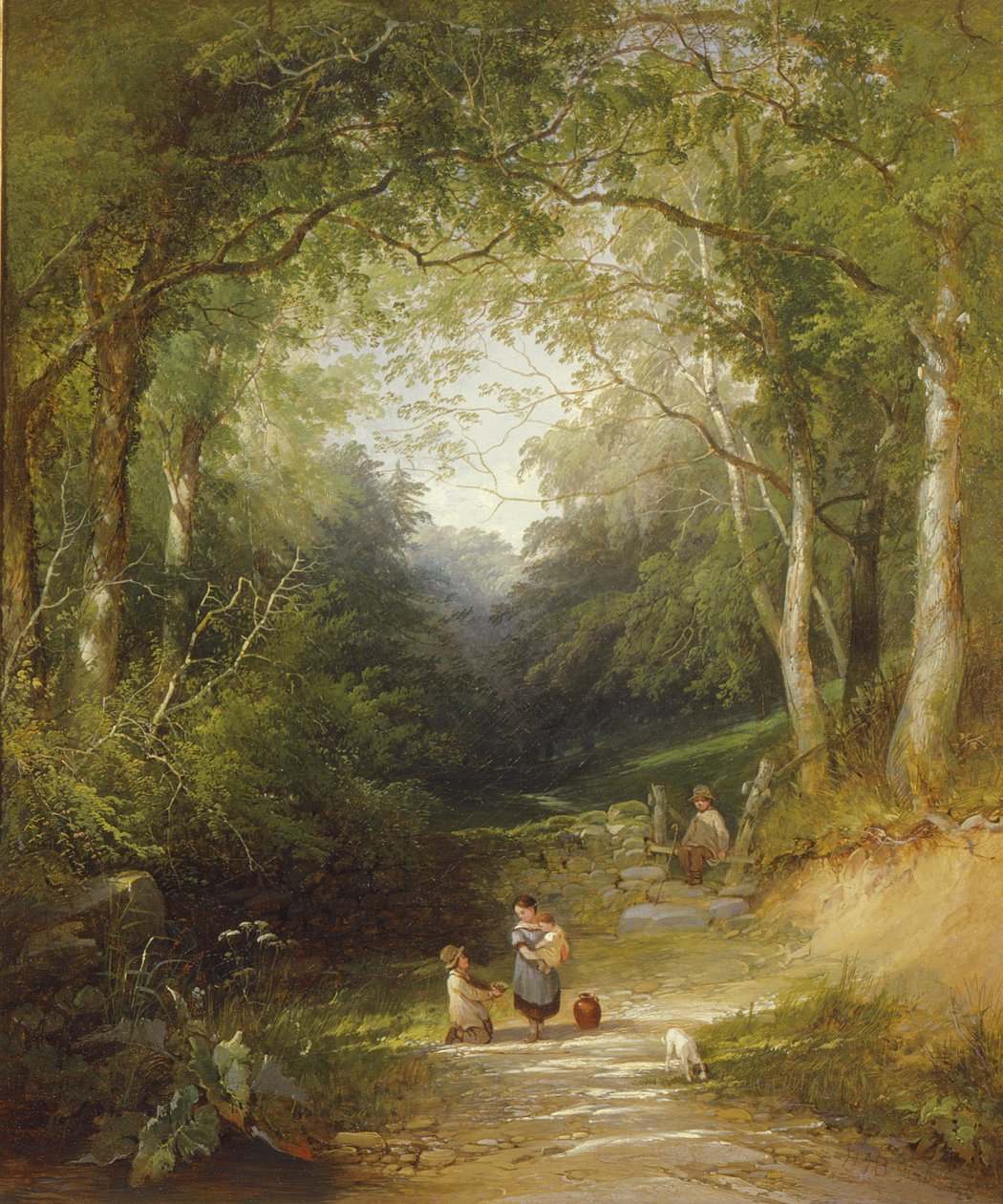 Een Pad door het Bos door Edwin Henry Boddington