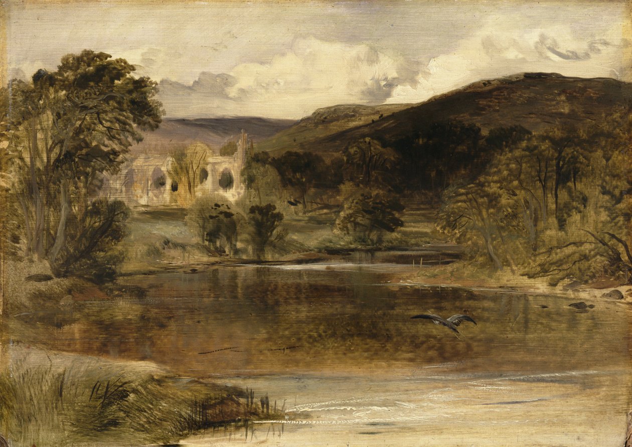 Bolton Abbey, Yorkshire door Edwin Landseer