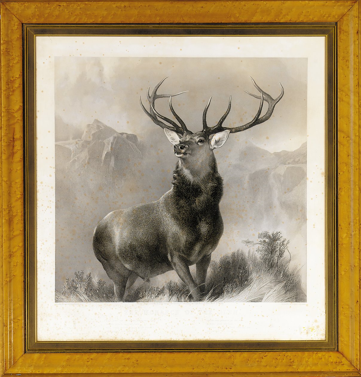 De monarch van de hooglanden, 1852 door Edwin Landseer
