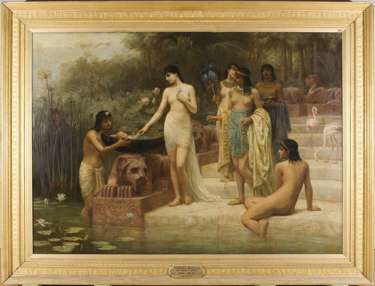 De dochter van de farao - De vondst van Mozes door Edwin Longsden Long