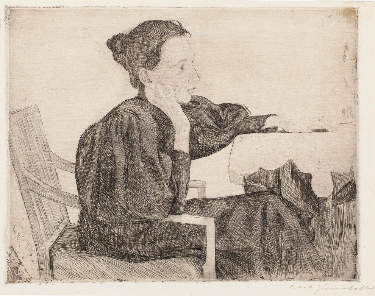 Aino Sibelius door Eero Järnefelt