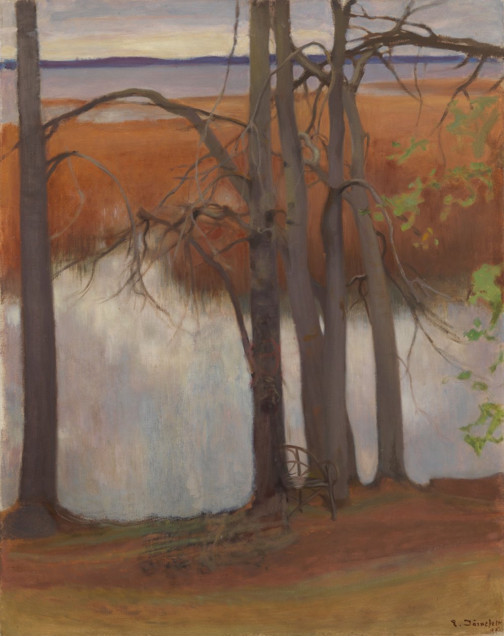 Oever met riet door Eero Järnefelt