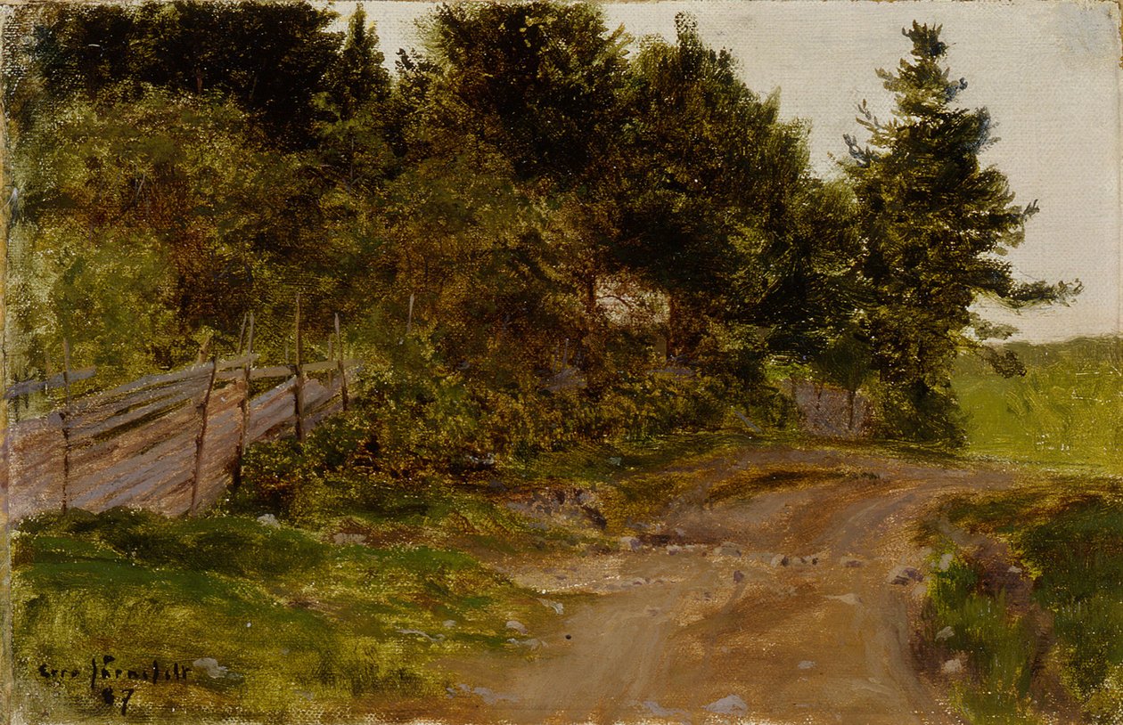 Pad in het bos door Eero Järnefelt