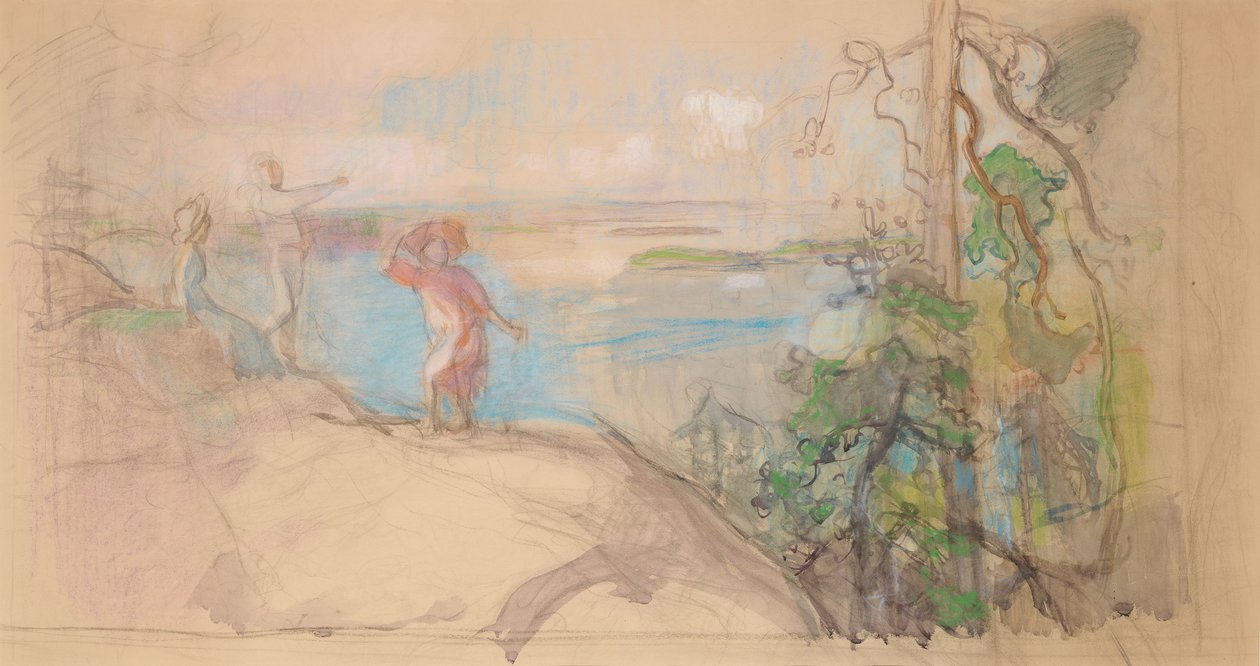 Sarvikallio, schets door Eero Järnefelt
