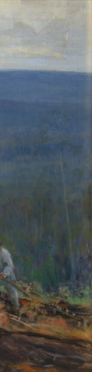 Onder het juk (Het verbranden van het kreupelhout) door Eero Järnefelt