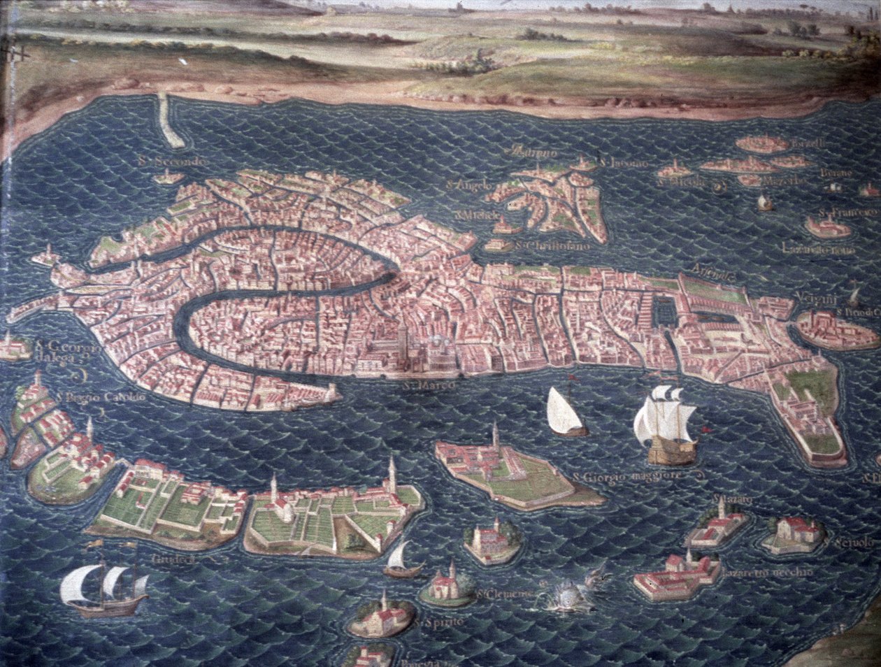 Venetië, detail uit de 