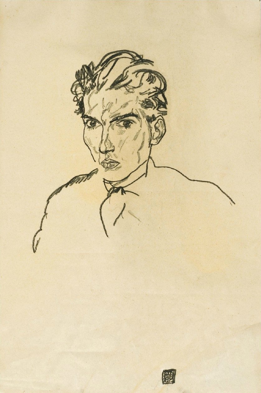 Hugo Sonnenschein door Egon Schiele