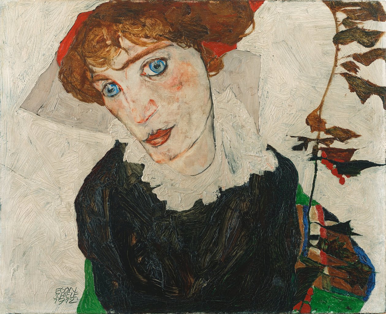 Portret van Wally Neuzil door Egon Schiele
