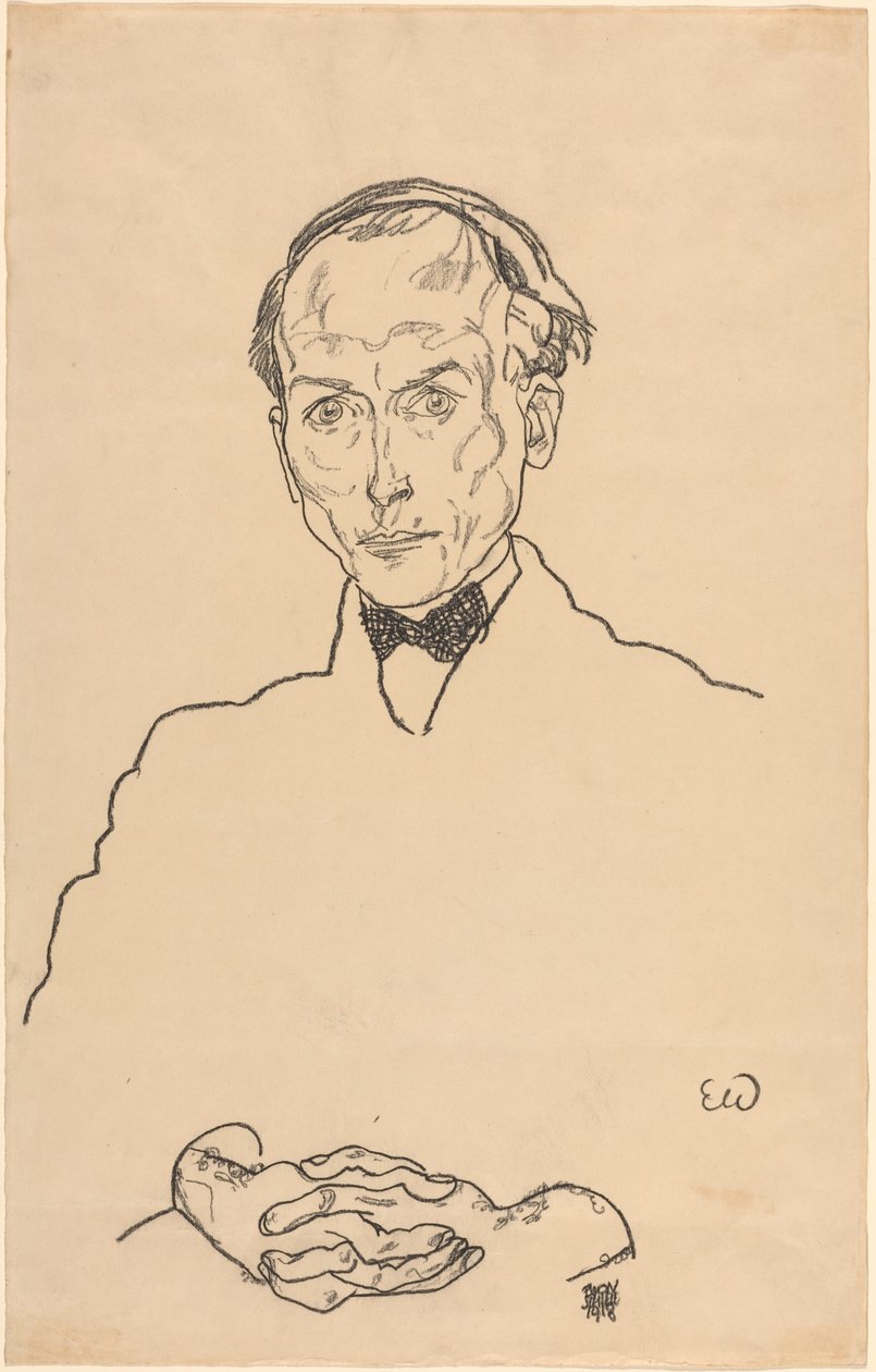 Dr. Ernst Wagner door Egon Schiele