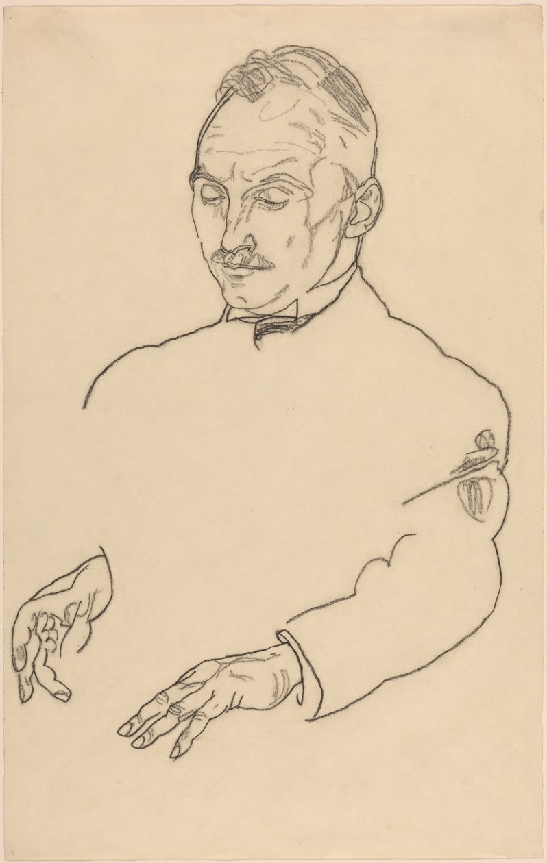 Dr. Koller door Egon Schiele