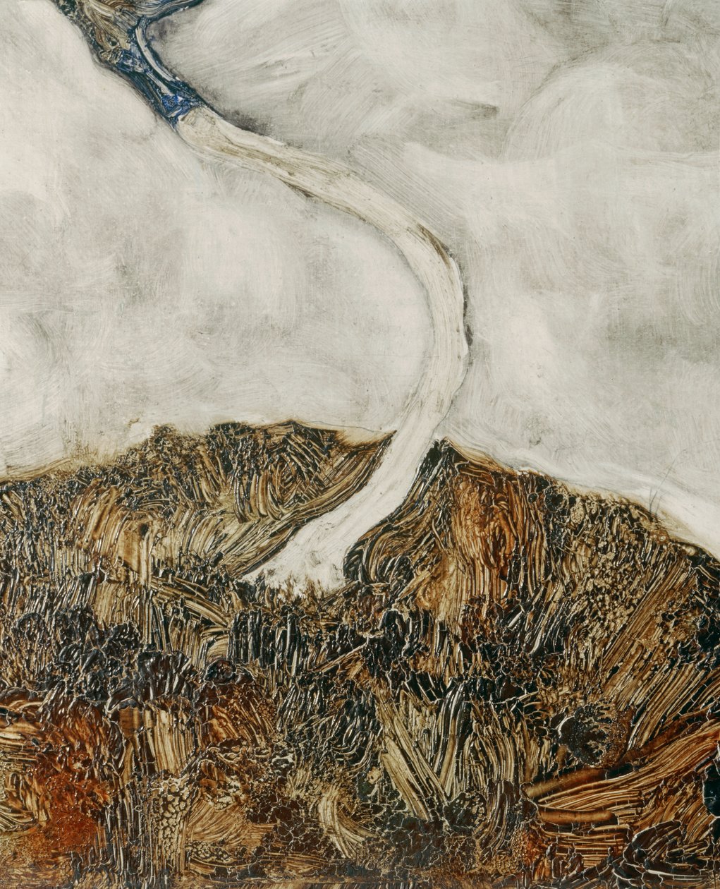 Kleine boom in de late herfst ... door Egon Schiele
