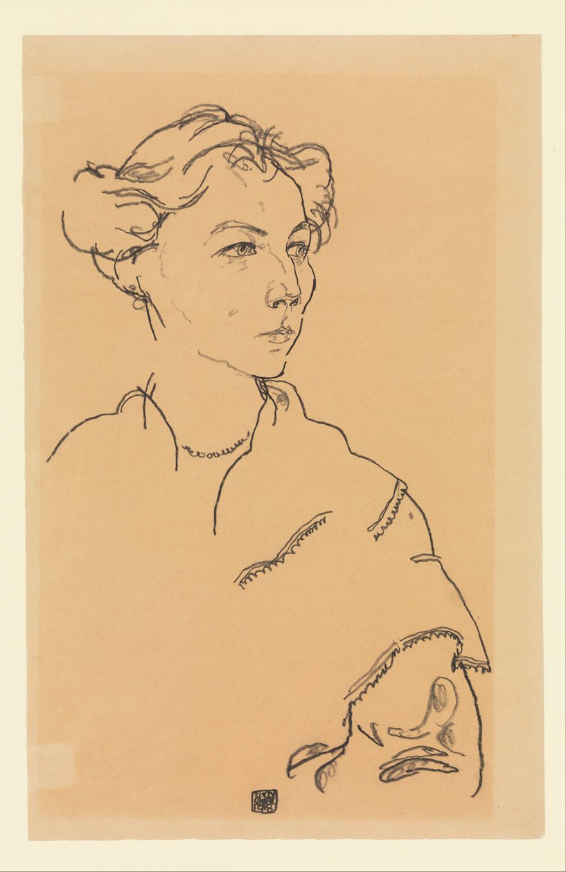 Lilly Steiner door Egon Schiele