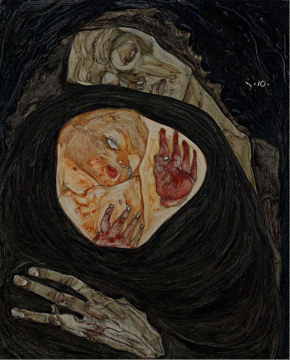 „Dode moeder” I door Egon Schiele
