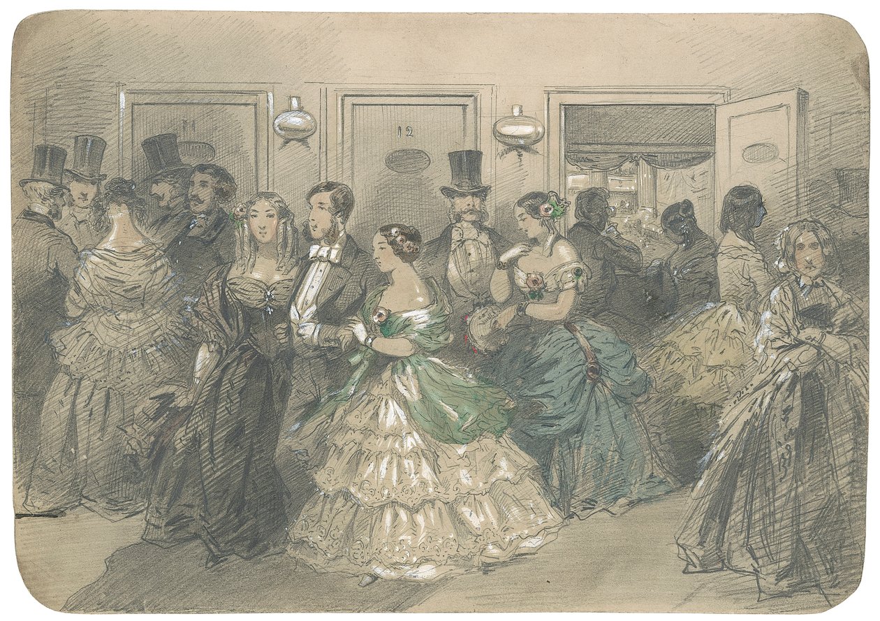 De Zweedse Opera, c.1850 door Egron Sellif Lundgren