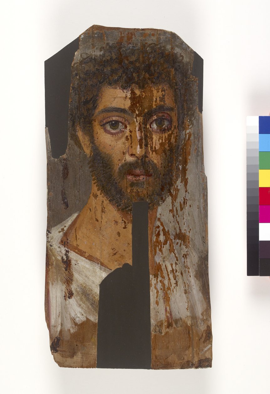 Mannelijk mummieportret, waarschijnlijk 2e-3e eeuw na Christus door Egyptian