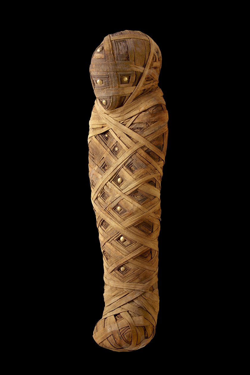 Gemummificeerd kind door Egyptian