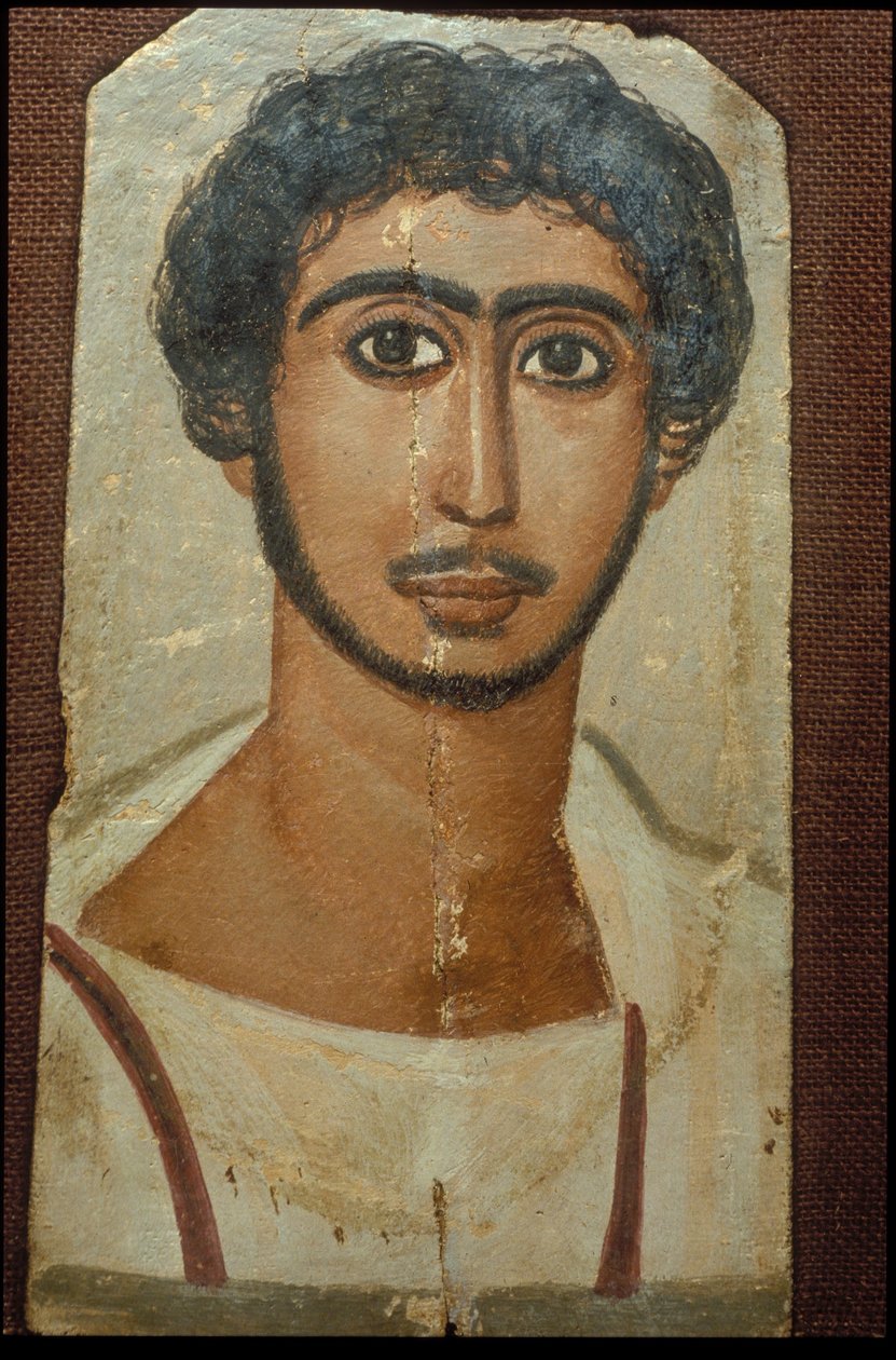 Portret van een man door Egyptian