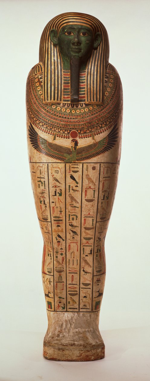 De sarcofaag van Psamtik I door Egyptian 26th Dynasty
