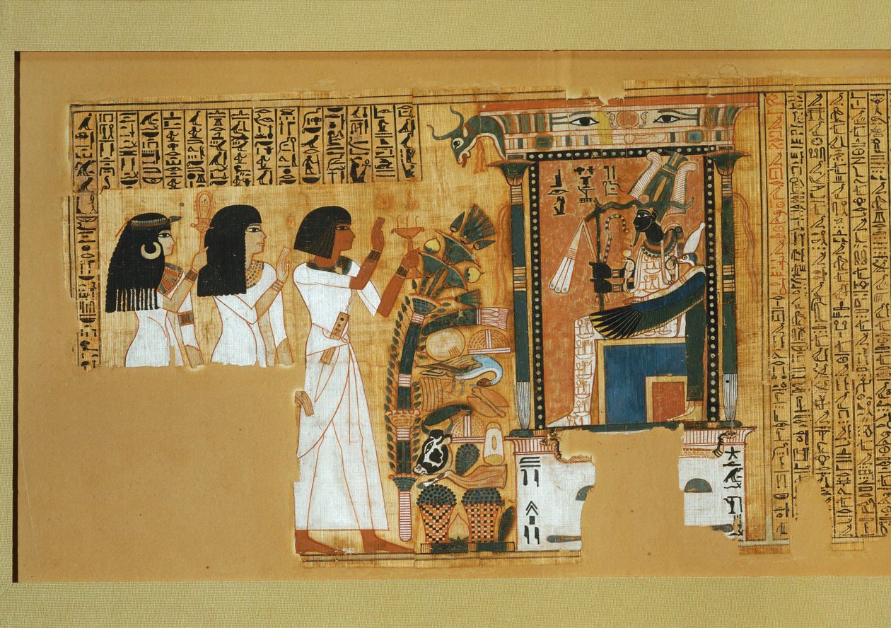 Dodenboek van de schrijver Nebqed, regering van ... door Egyptian 18th Dynasty