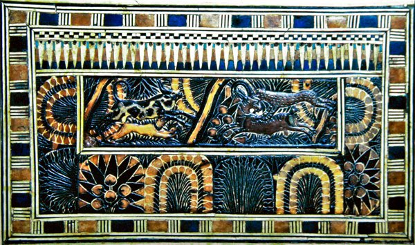 Koffer, uit het Graf van Toetanchamon door Egyptian 18th Dynasty