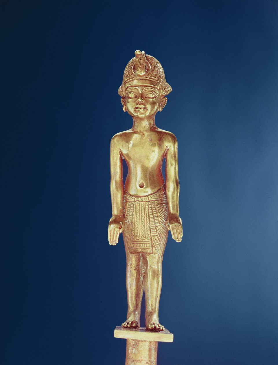 Beeld van de koning, uit het graf van Toetanchamon door Egyptian 18th Dynasty