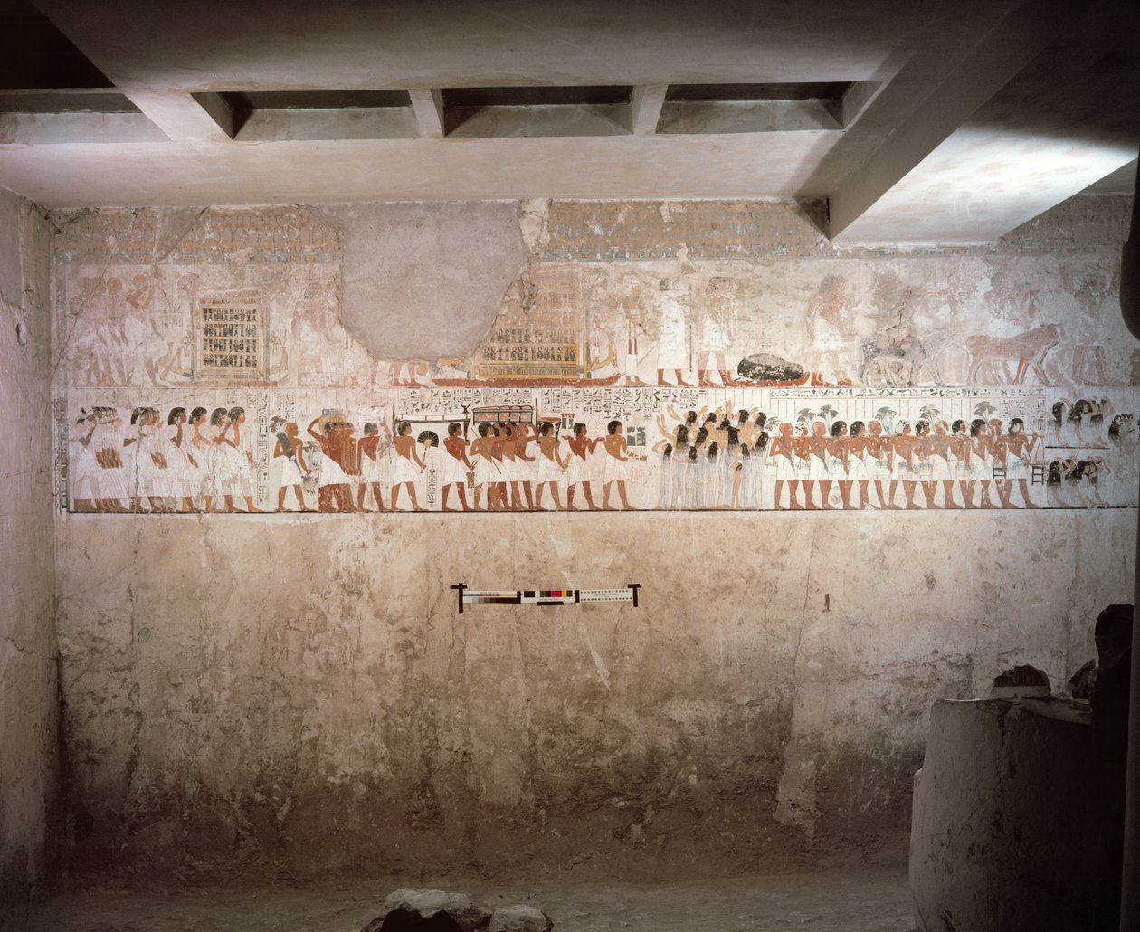 Interieur van het graf van Ramose, Nieuwe Rijk, ca. 1360 v.Chr. door Egyptian 18th Dynasty