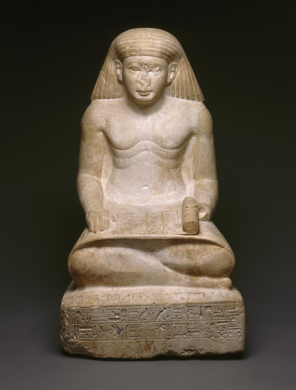 Schrijverstandbeeld van Amunhotep, zoon van Nebiry door Egyptian 18th Dynasty