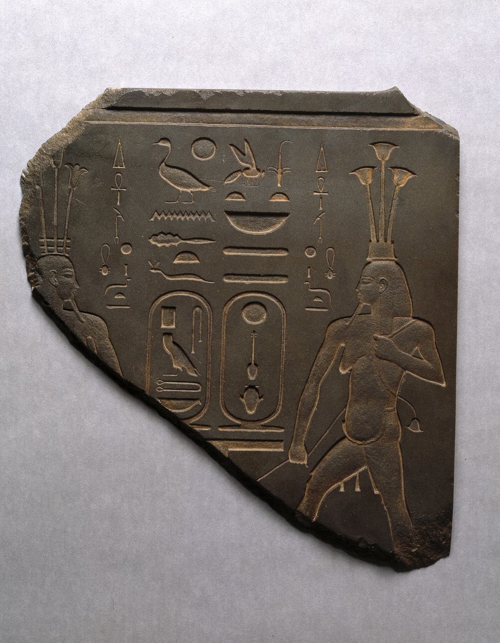 De Nijl God Hapi Ritueel Het Samenbinden van Boven- en Beneden-Egypte, 663-525 v.Chr. door Egyptian 26th Dynasty