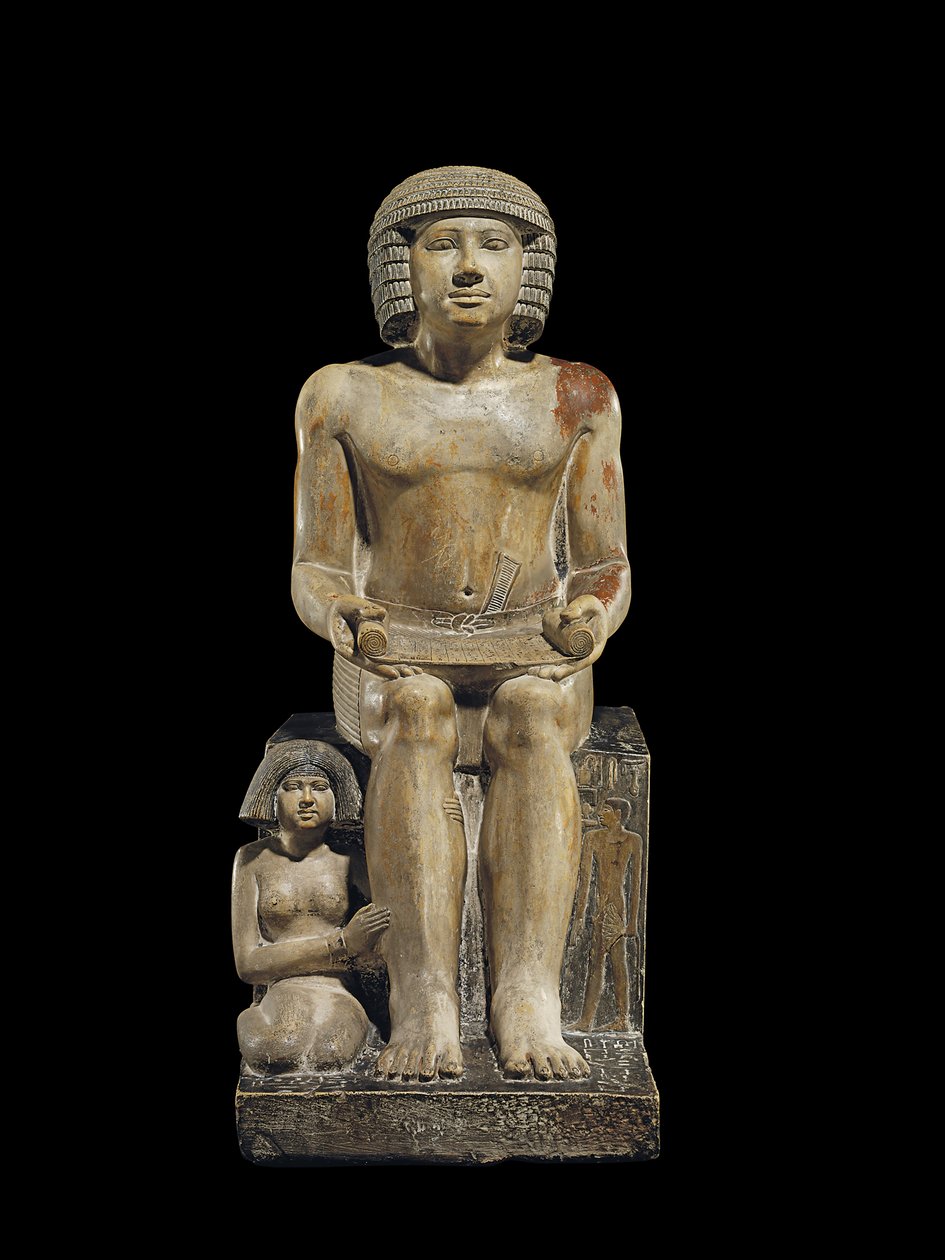 Standbeeld voor de Inspecteur van de Schrijvers Sekhemka, ca. 2400-2300 v.Chr. door Egyptian 5th Dynasty