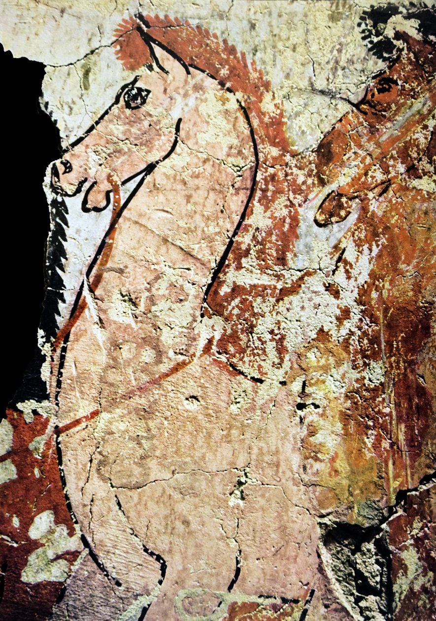 Egyptische grafmuurschildering door Egyptian Egyptian
