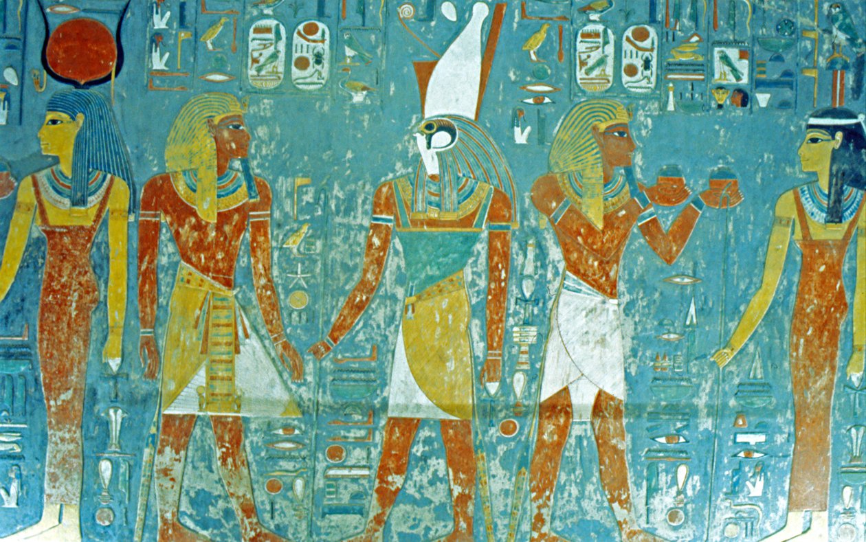 Vallei der Koningen, Graf van Horemheb Farao voor Osiris, Isis, Ma