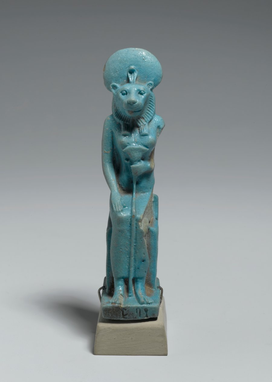 Zittend figuur van Sekhmet, 305-30 v.Chr. door Egyptian Ptolemaic Period