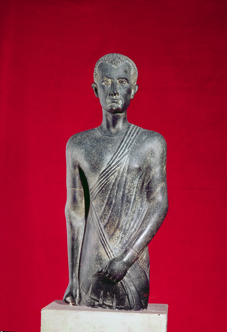 Beeld van Hor, uit Alexandrië, ca. 40 v.Chr. door Egyptian Ptolemaic Period
