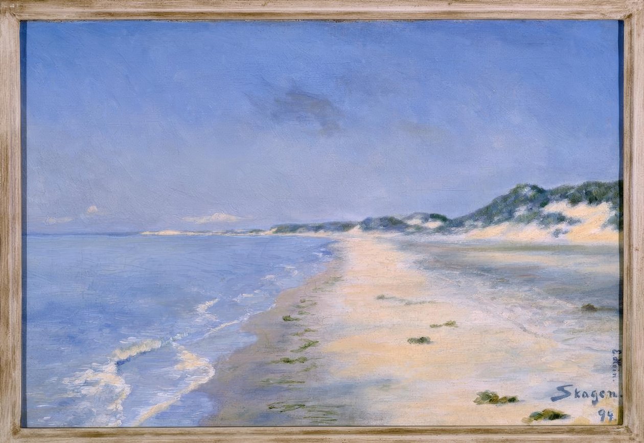 E. Hein, Een prachtige zomerdag in Skagen door Einar Hein