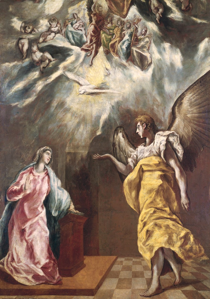 De Aankondiging door El Greco