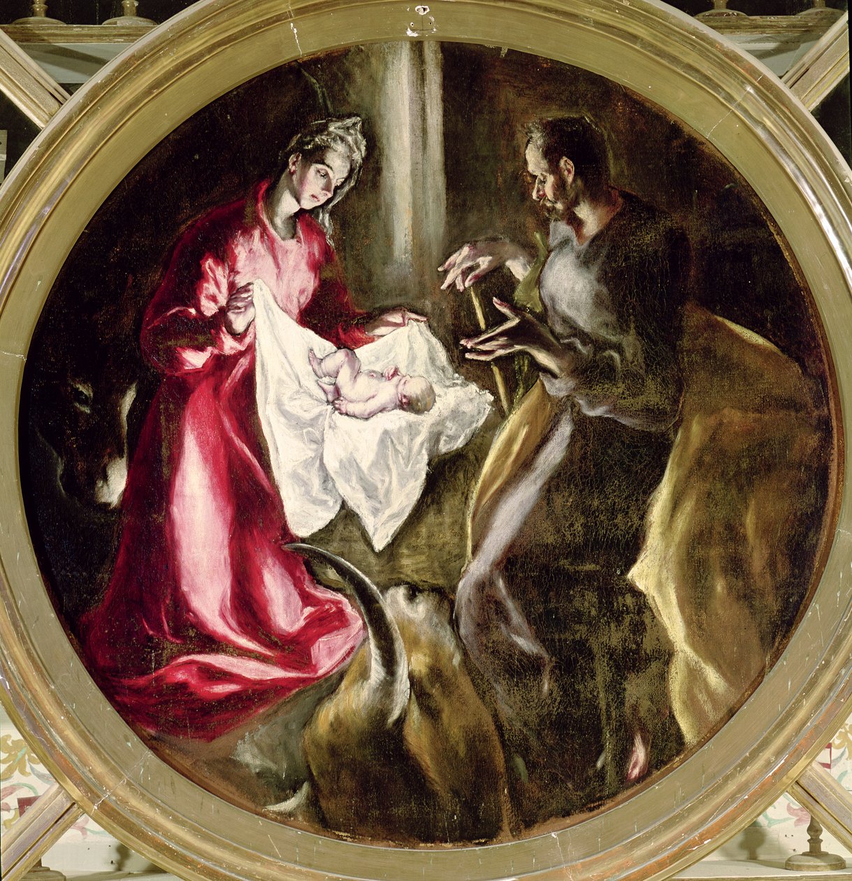De geboorte van Christus, 1597-1603 door El Greco