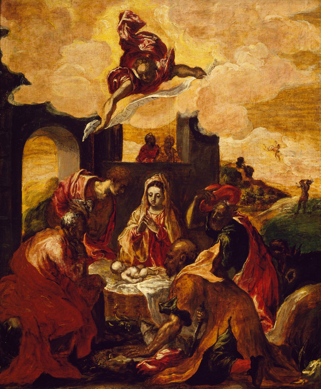 Aanbidding van de herders door El (1541 1614) Greco