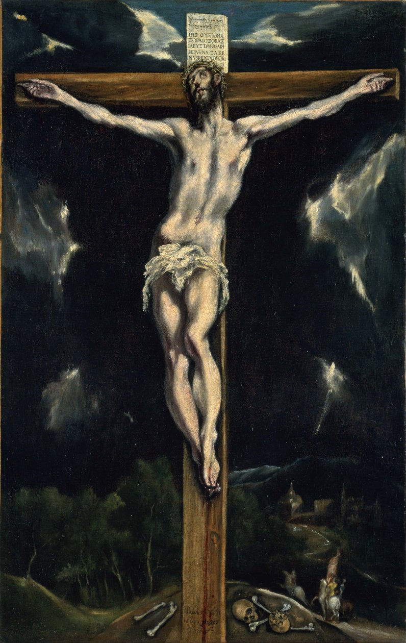 Christus aan het kruis door El Greco