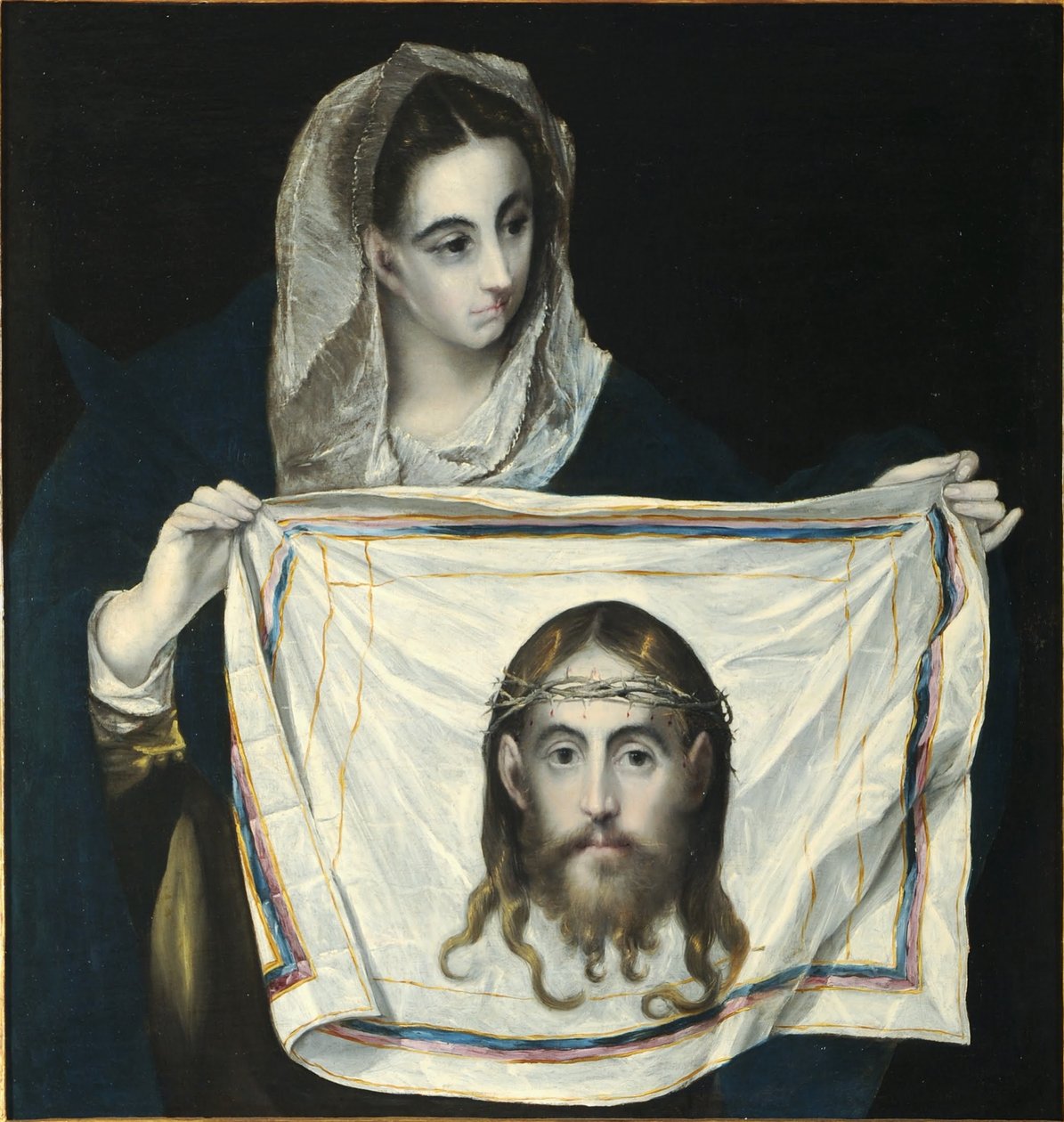 Veronica met het Heilige Gezicht door El Greco
