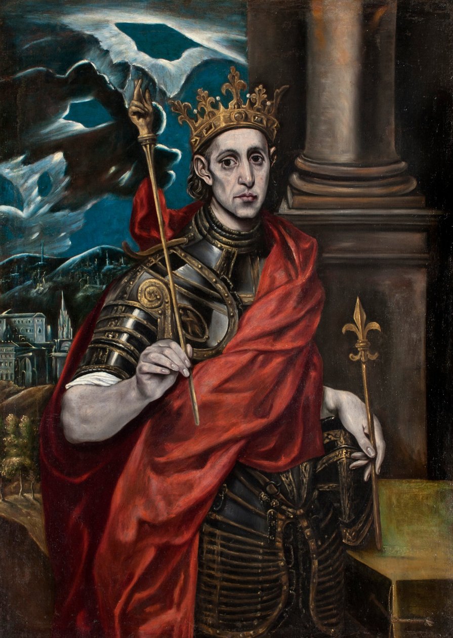 Sint Lodewijk, koning van Frankrijk door El Greco