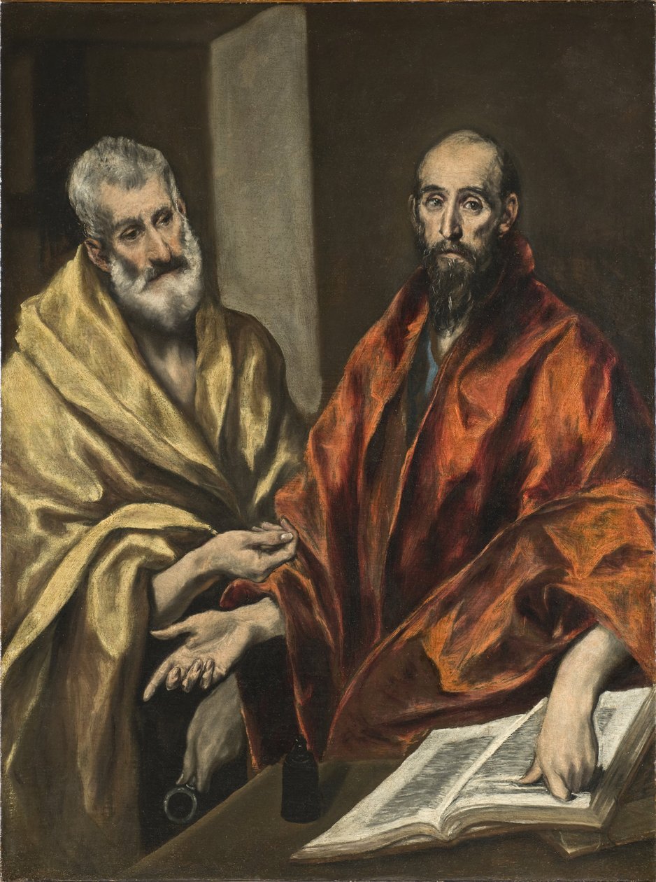 Sint-Pieter en Sint-Paulus door El Greco