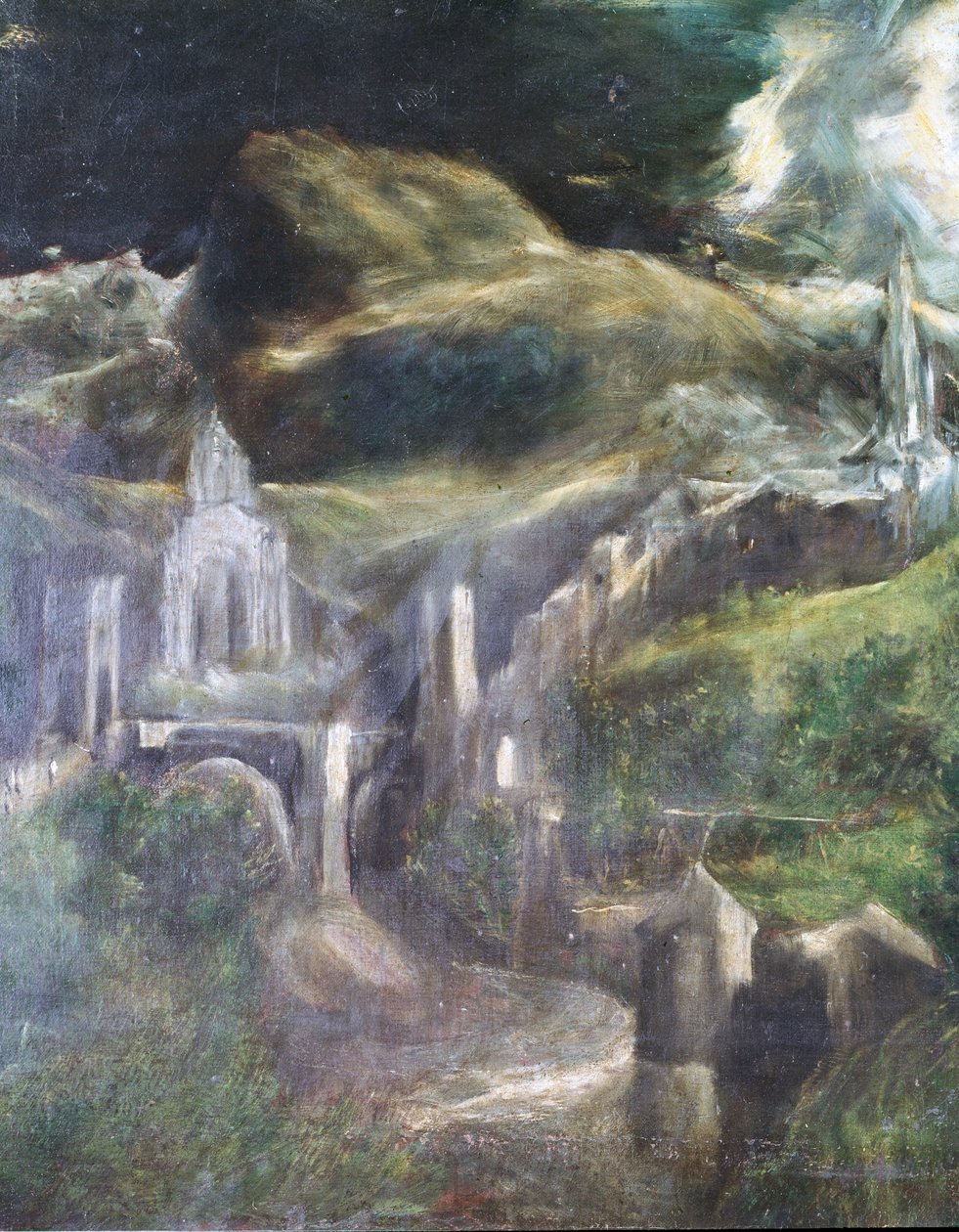 De Onbevlekte Ontvangenis, Toledo (detail) door El Greco
