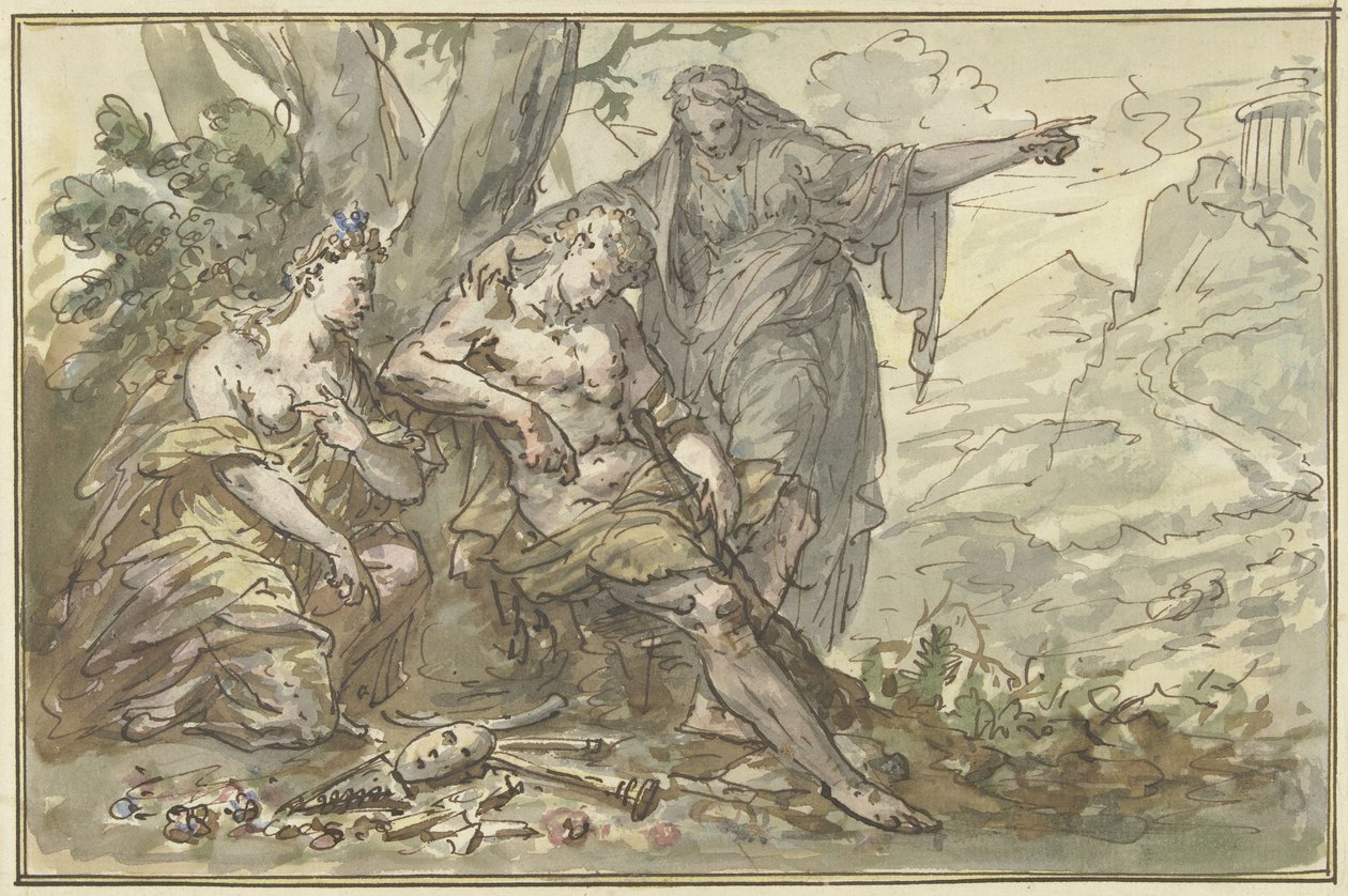 Hercules op de tweesprong door Elias van Nijmegen