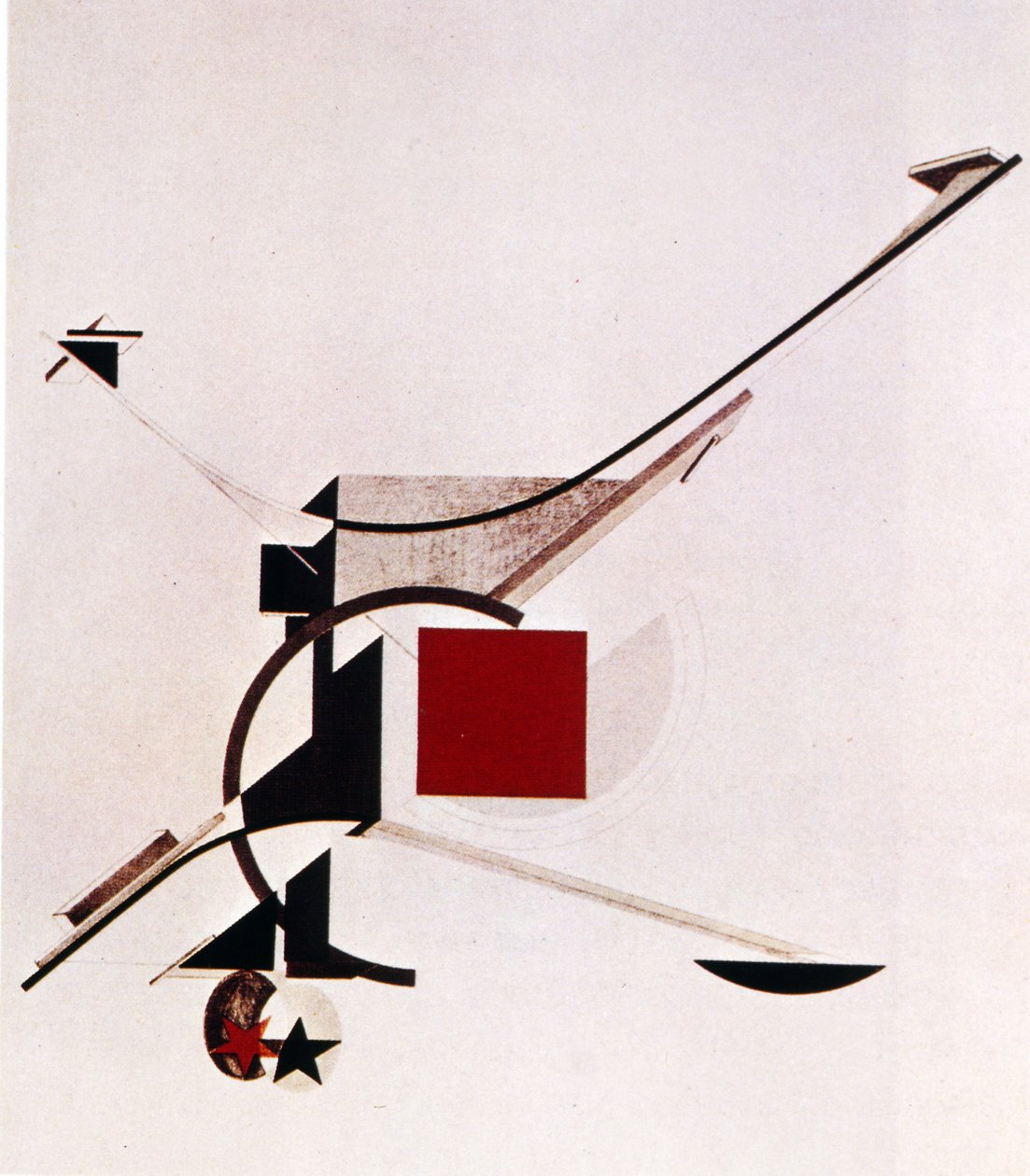Overwinning op de Zon door Eliezer Markowich Lissitzky