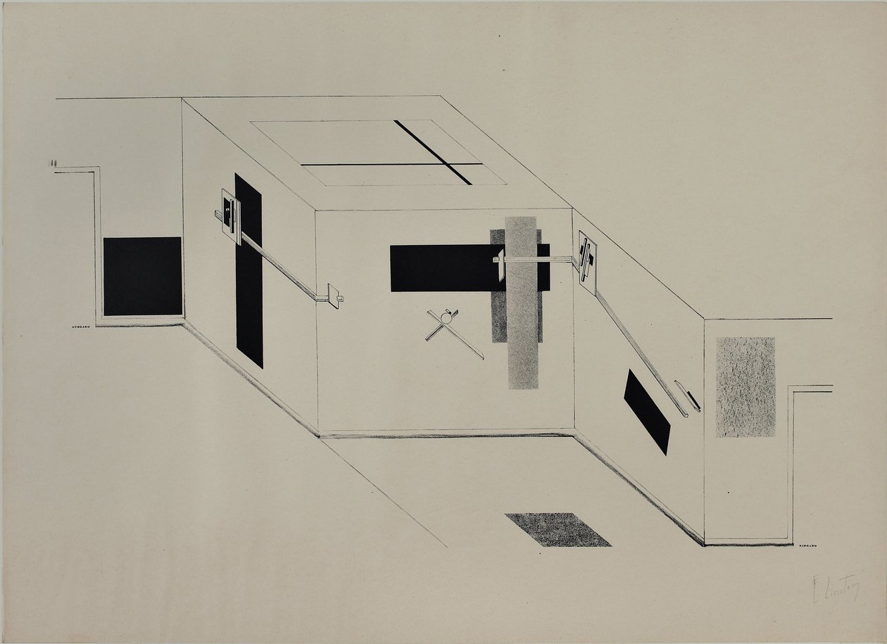 Proun door Eliezer Markowich Lissitzky